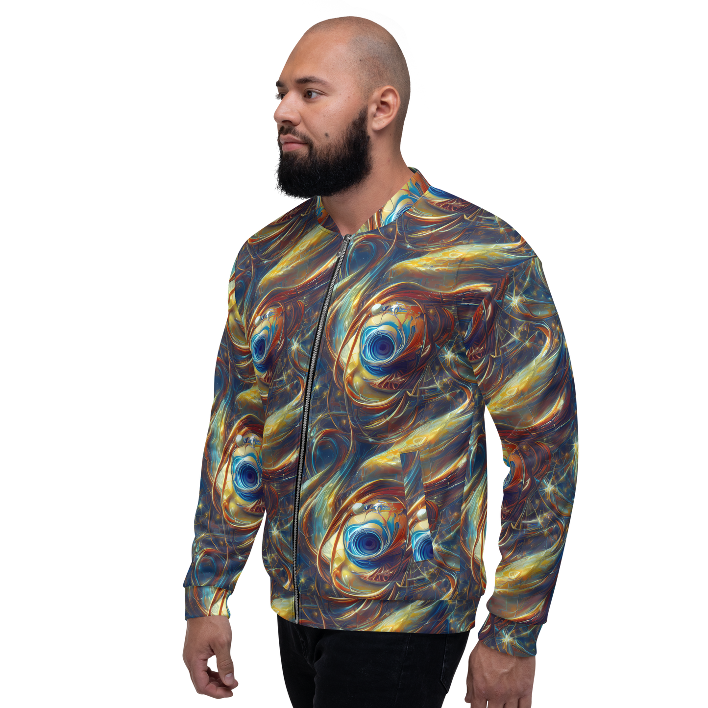 Bomber Jacket - Celestial Vortex