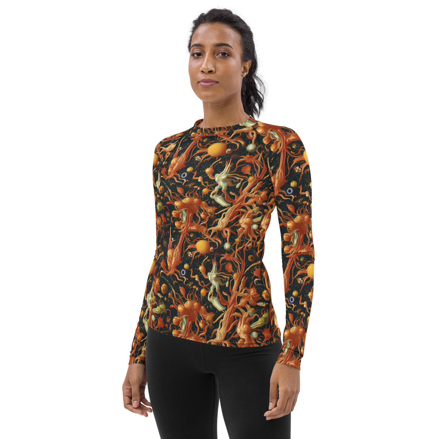 Women's Rash Guard - Bosschaert's Nebula