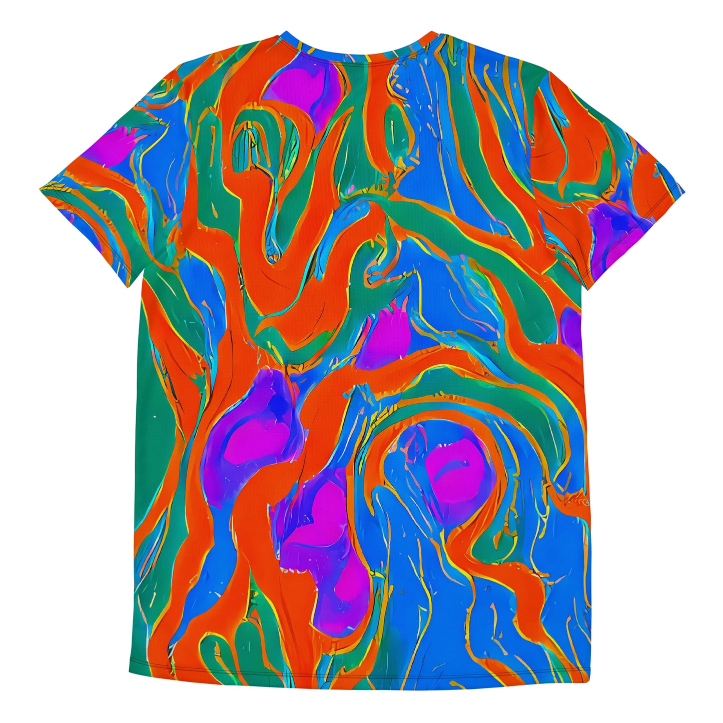 Men's Athletic T-Shirt - Childish Strokes