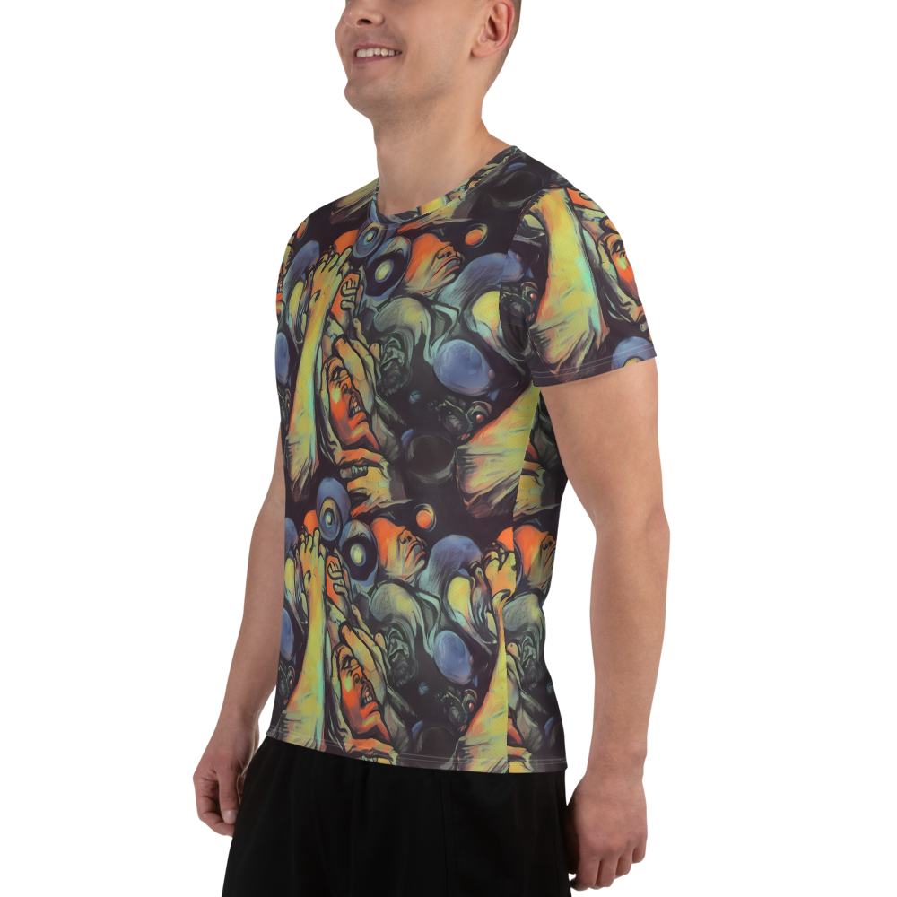Men's Athletic T-Shirt - Cosmic Scream