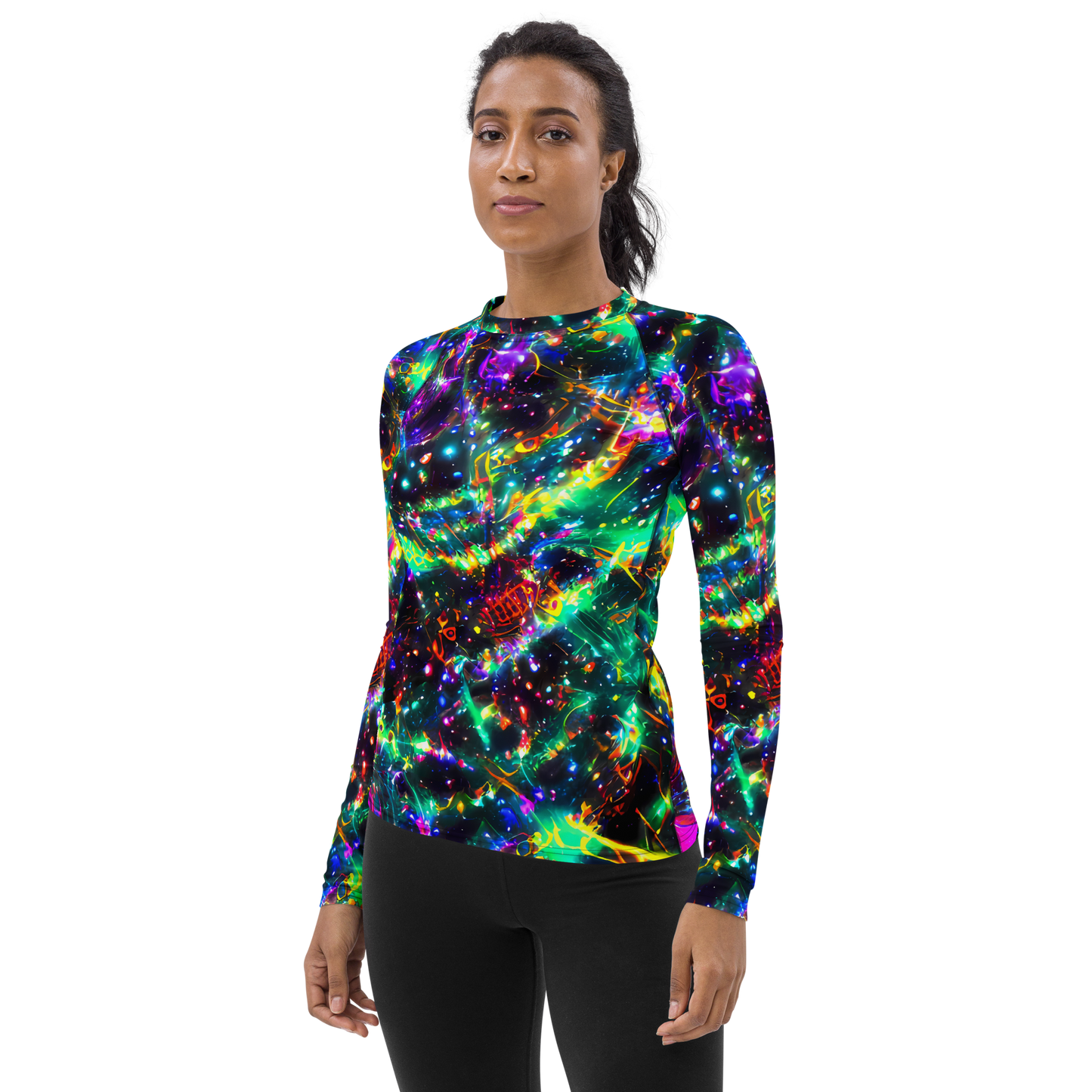 Women's Rash Guard - Blythe Nebula