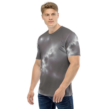 Men's Crew Neck T-Shirt - Silver Nebula