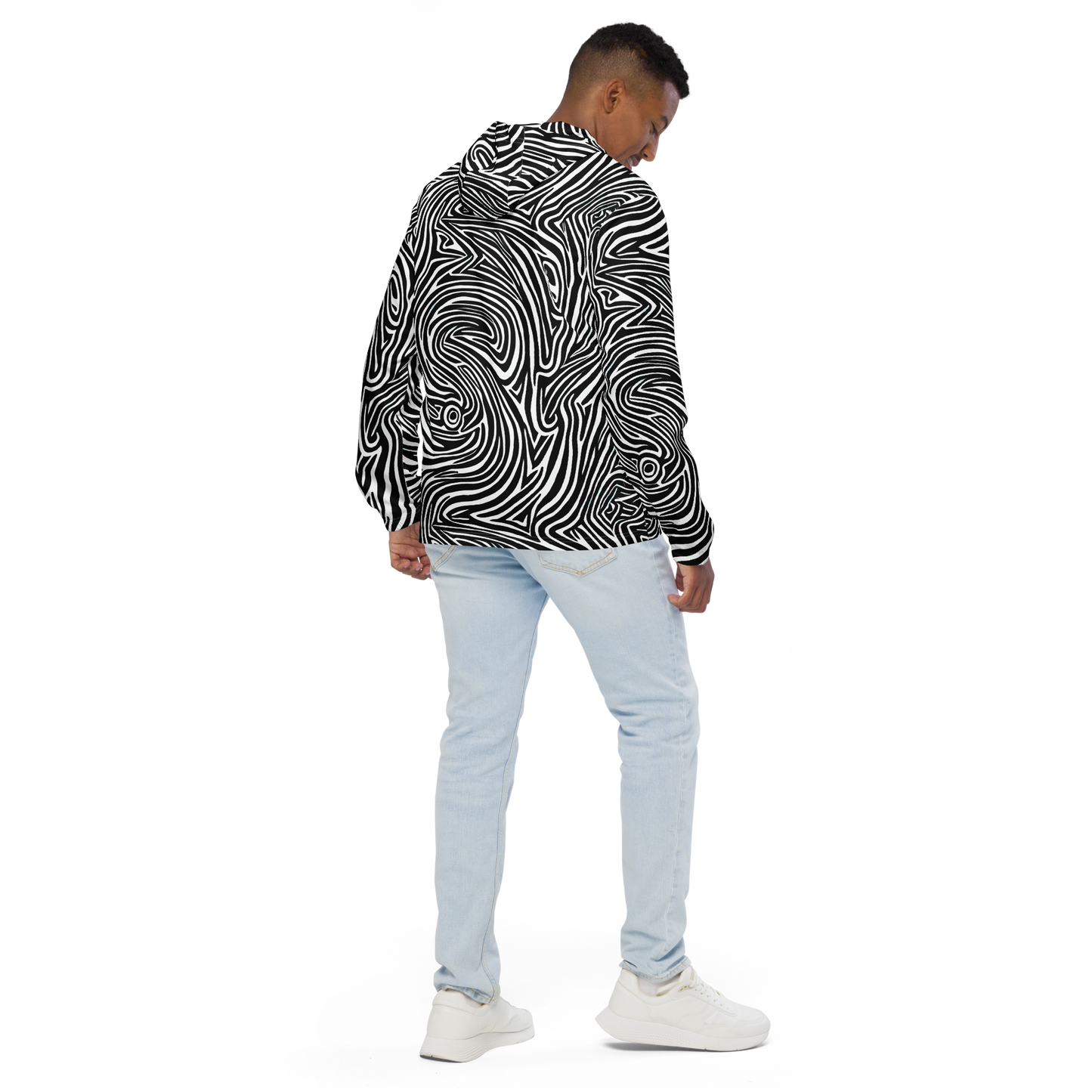 Men's Windbreaker - Vortex Veins