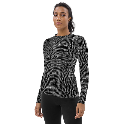 Women's Rash Guard - Zenith Stripes
