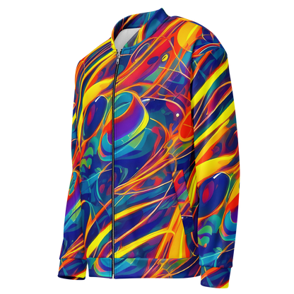 Bomber Jacket - Abstract Blaze