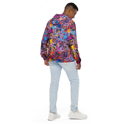 Men's Windbreaker - Vibrant Fusion