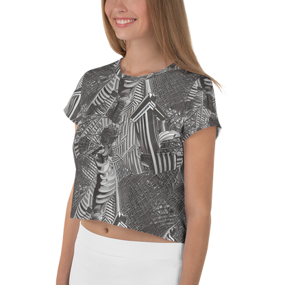 Women's Crop Tee - Piranesi's Web