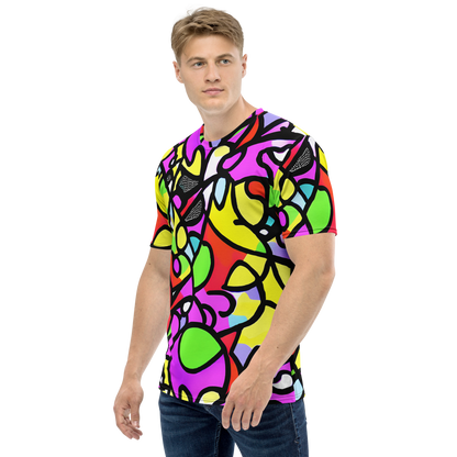 Men's Crew Neck T-Shirt - Vivid Serenade