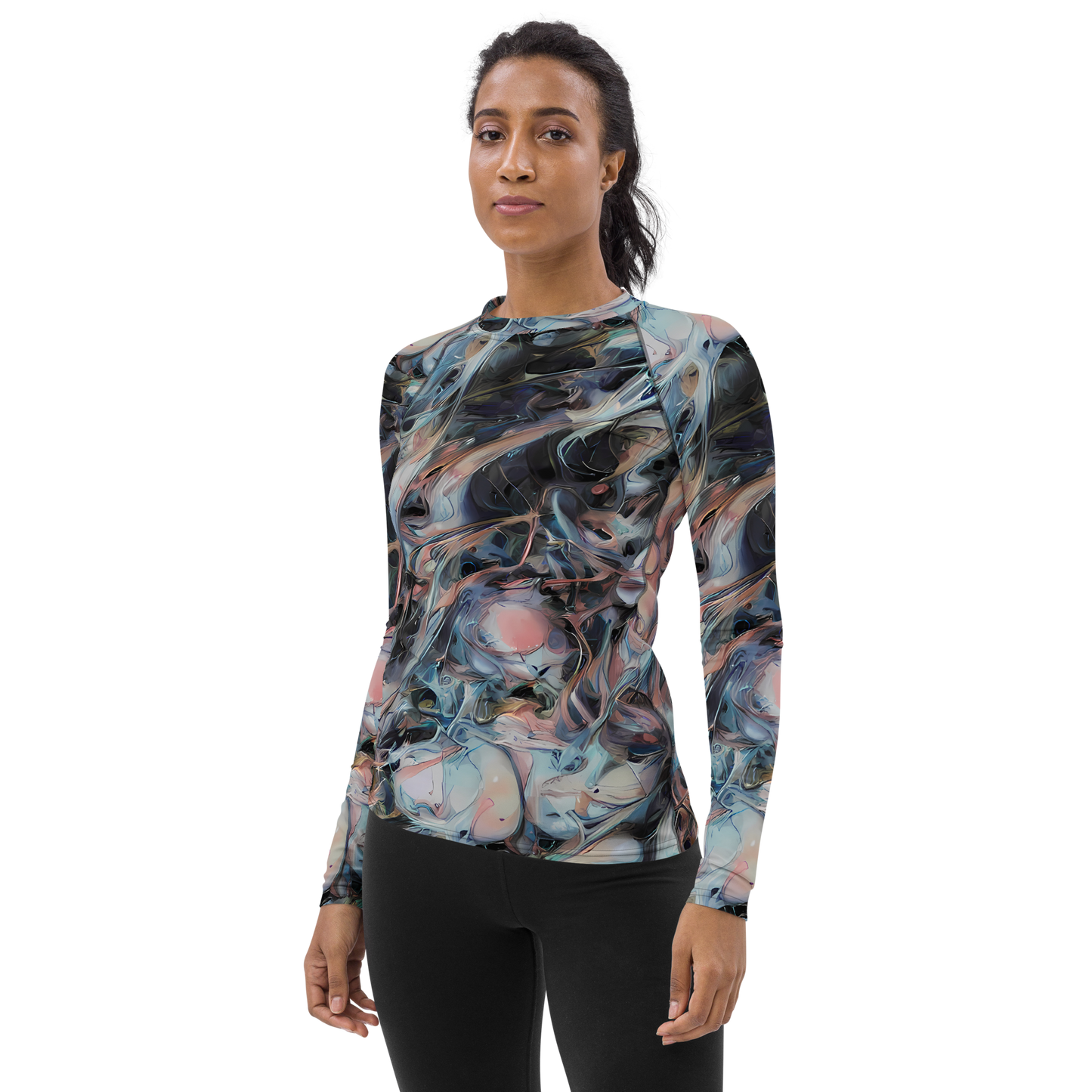 Women's Rash Guard - Daydream Cascade