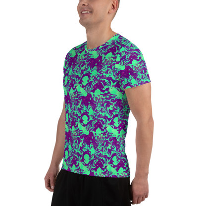 Men's Athletic T-Shirt - Alien Ripples