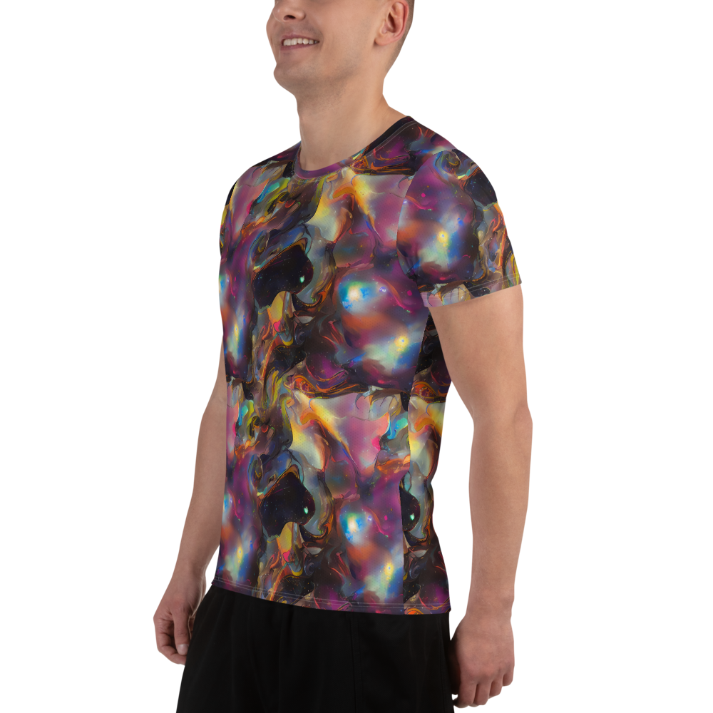 Men's Athletic T-Shirt - Cosmic Fusion