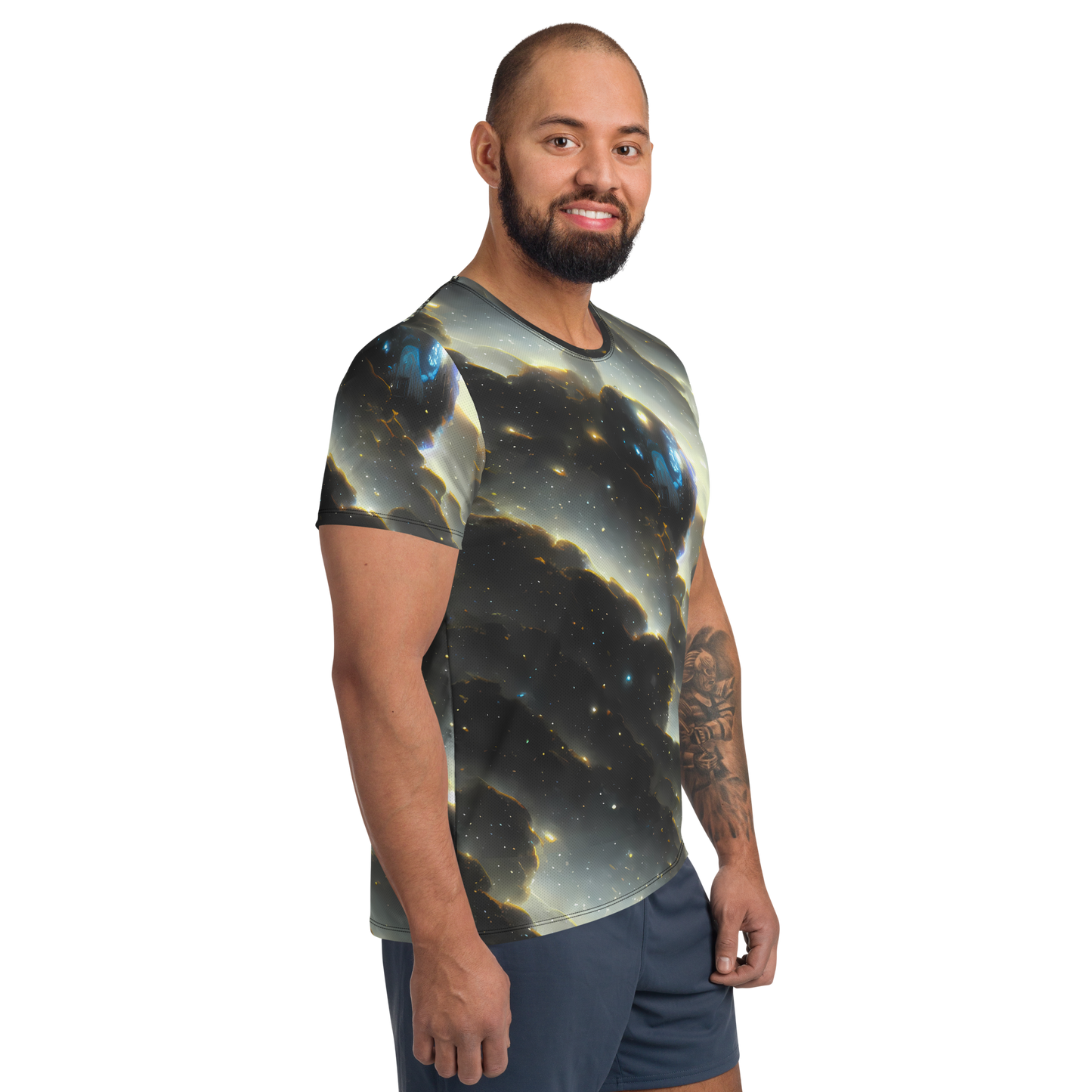 Men's Athletic T-Shirt - Rutkowski Nebula