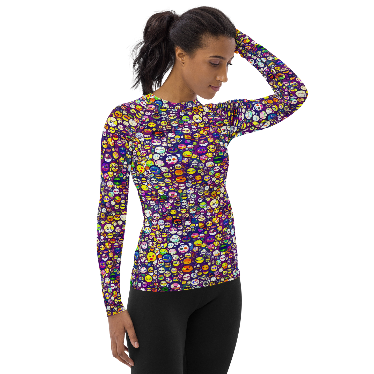 Women's Rash Guard - Mosaic Moods