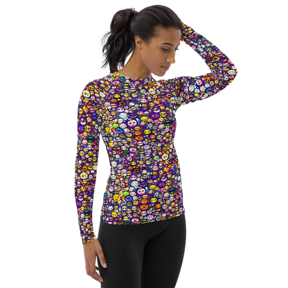 Women's Rash Guard - Mosaic Moods