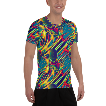 Men's Athletic T-Shirt - Cosmic Inferno