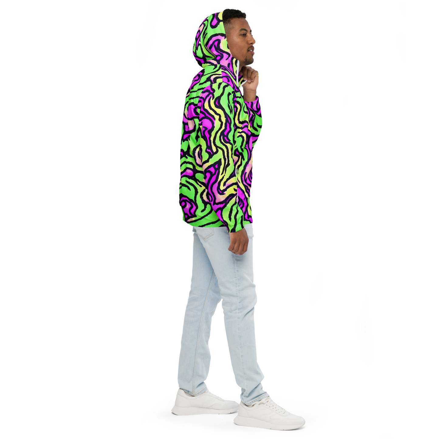 Men's Windbreaker - Mintchine Maze