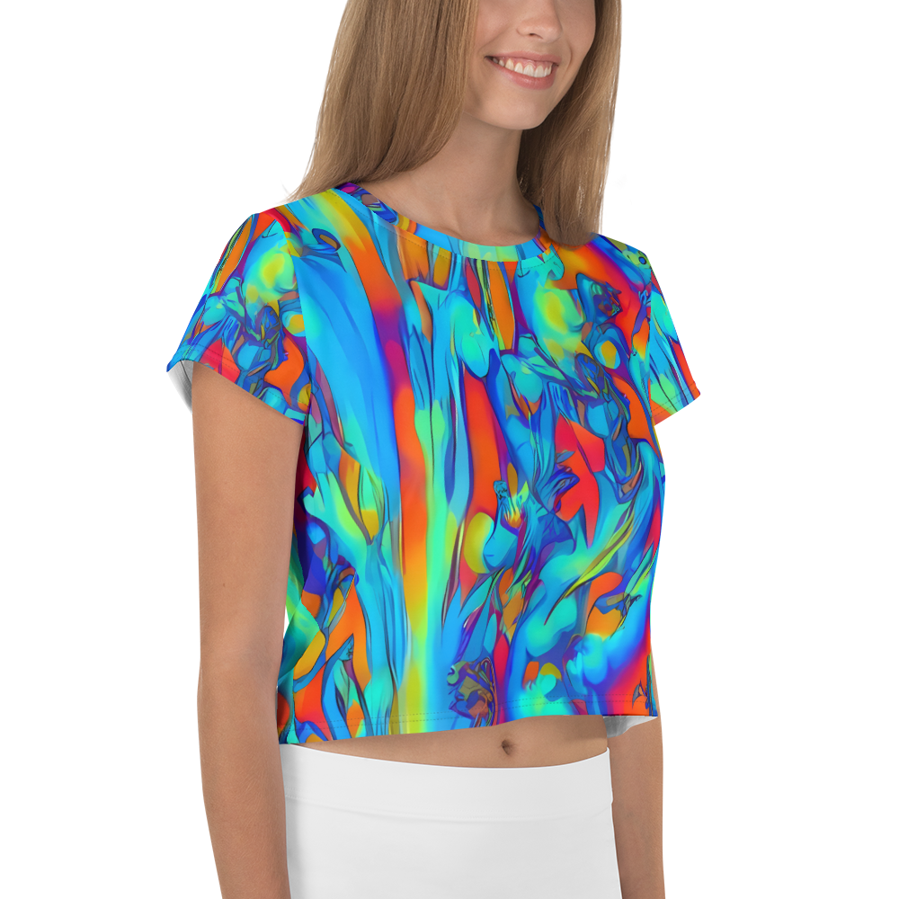 Women's Crop Tee - Vivid Virtuoso