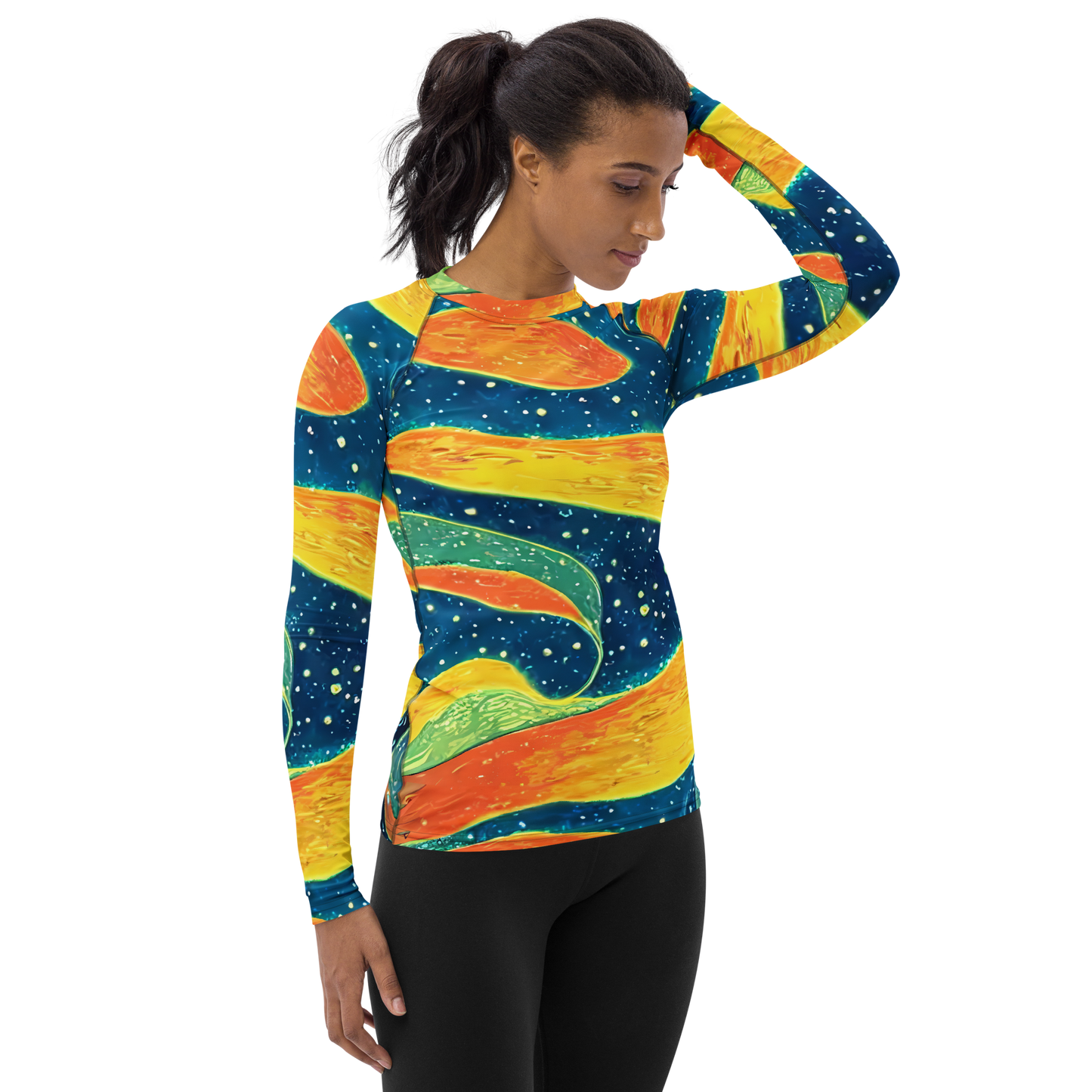 Women's Rash Guard - Celestial Harmony