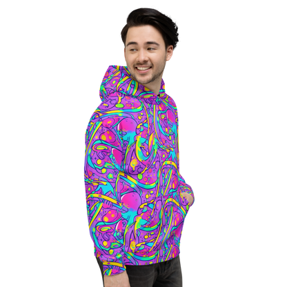 Hoodie - Neon Galaxy Whirl