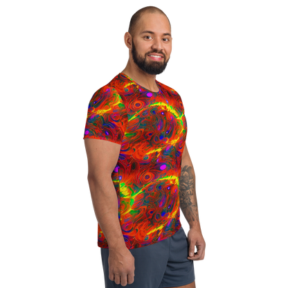 Men's Athletic T-Shirt - Blampied Blaze
