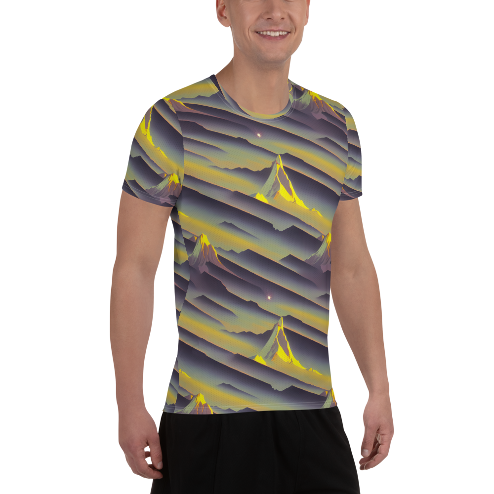 Men's Athletic T-Shirt - Surreal Summit