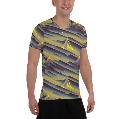 Men's Athletic T-Shirt - Surreal Summit