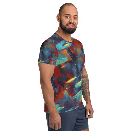 Men's Athletic T-Shirt - Journey Through Infinity
