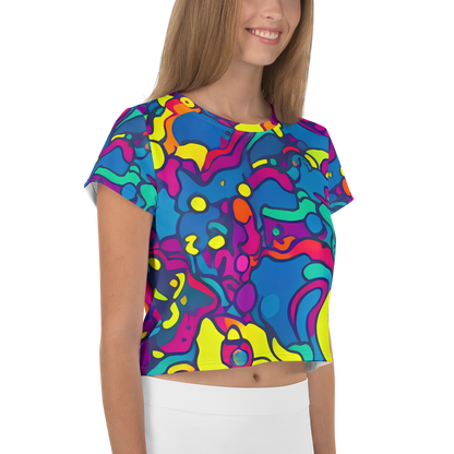 Women's Crop Tee - Colorful Chaos