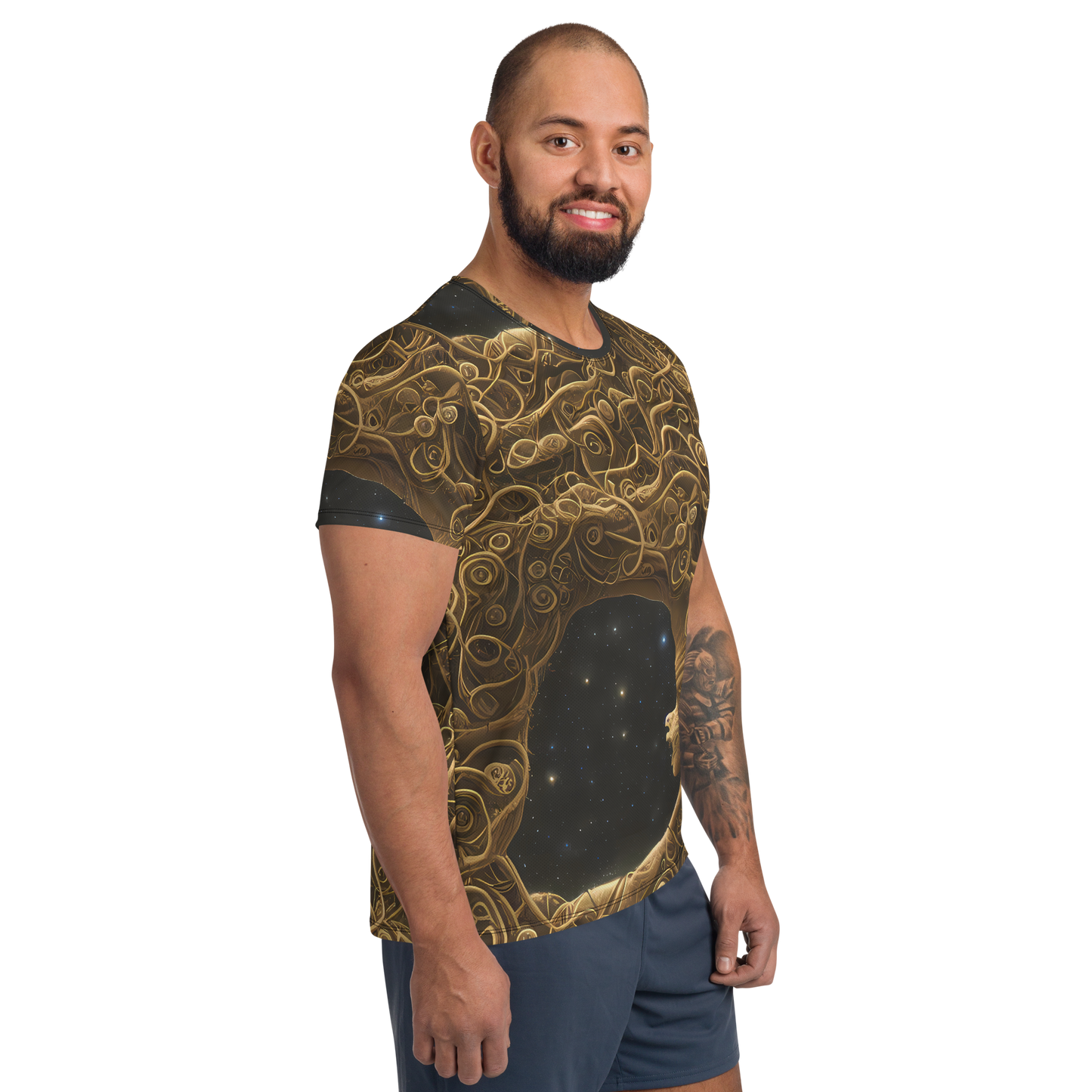 Men's Athletic T-Shirt - Gilded Reverie