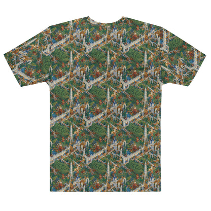 Men's Crew Neck T-Shirt - Emerald Dynasty