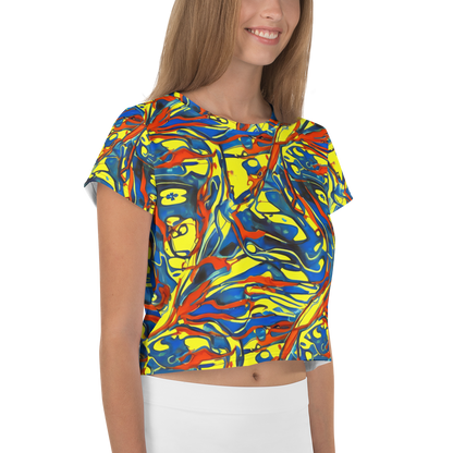 Women's Crop Tee - Cyberflow Circuit