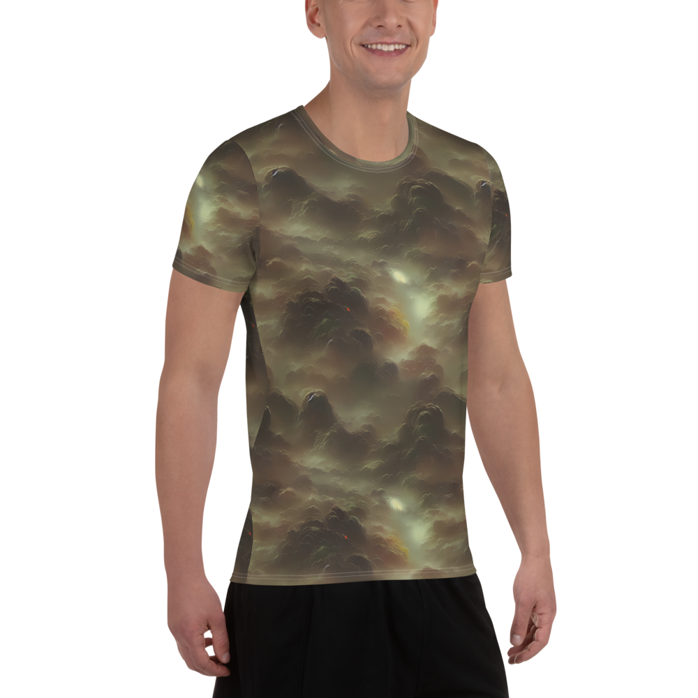 Men's Athletic T-Shirt - Celestial Dreamscape