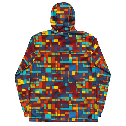 Men's Windbreaker - Astral Grid