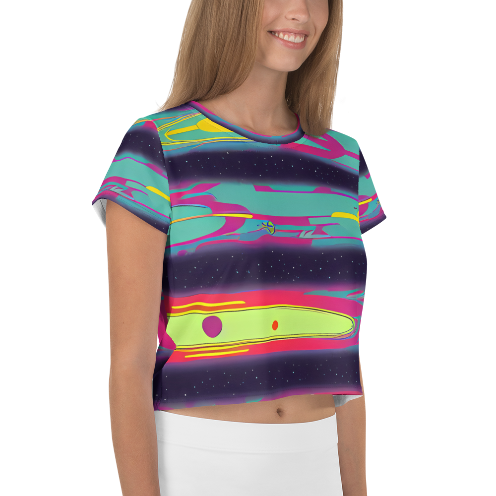 Women's Crop Tee - Astro Pop