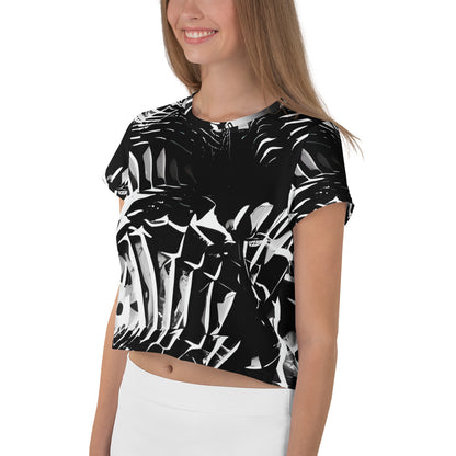 Women's Crop Tee - Illusion Vortex