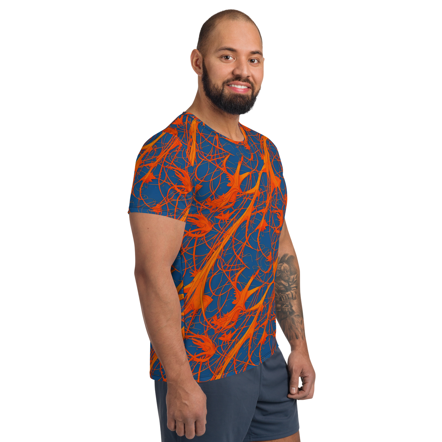 Men's Athletic T-Shirt - Nautical Ember