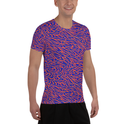 Men's Athletic T-Shirt - Sapphire Swirl