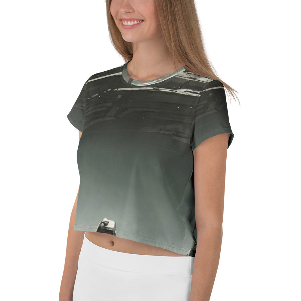 Women's Crop Tee - Urban Shadows