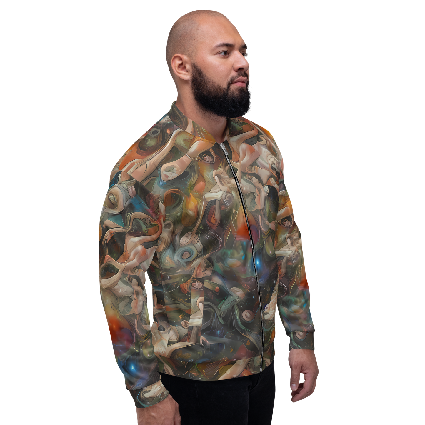 Bomber Jacket - Copper Swirl