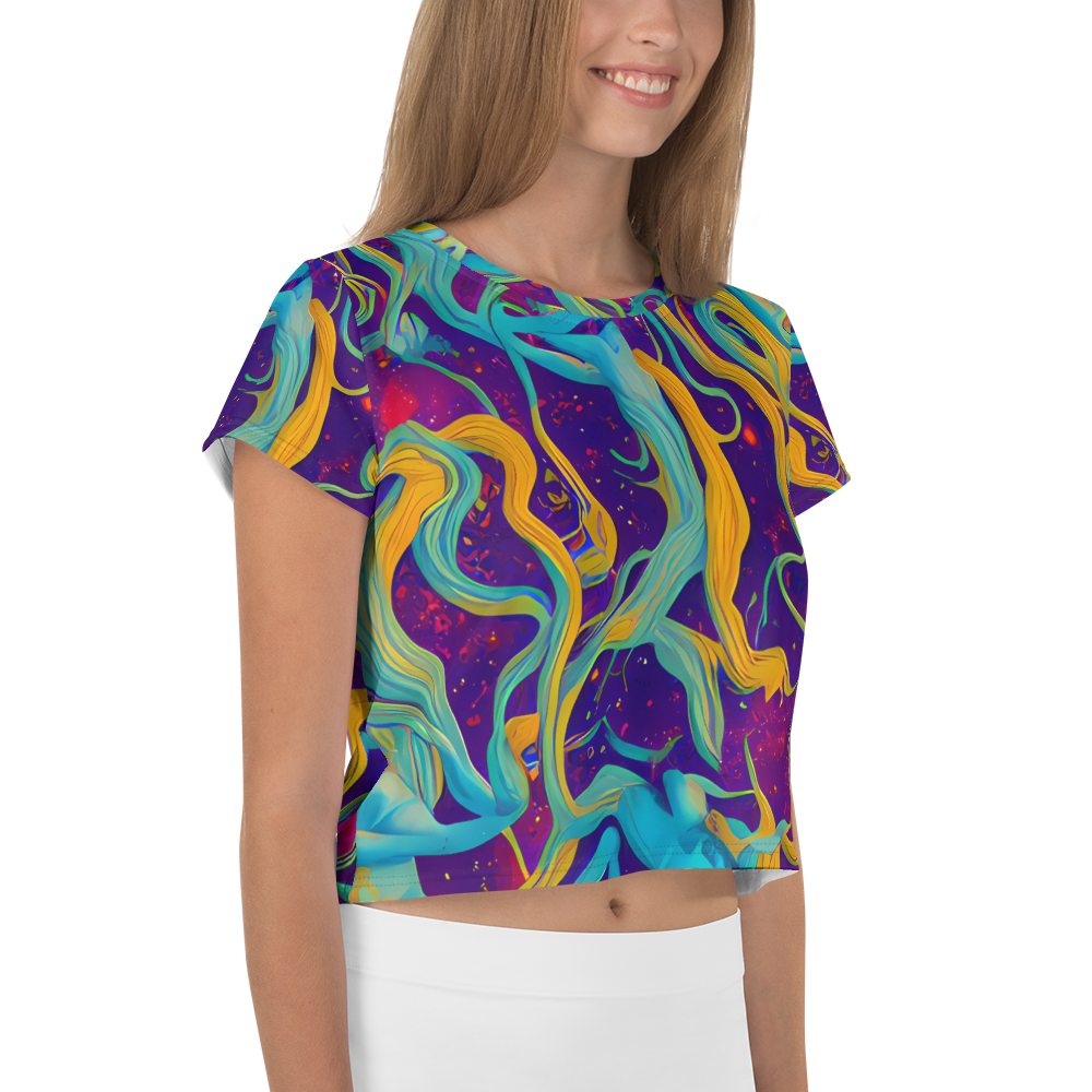 Women's Crop Tee - Etherial Entwine