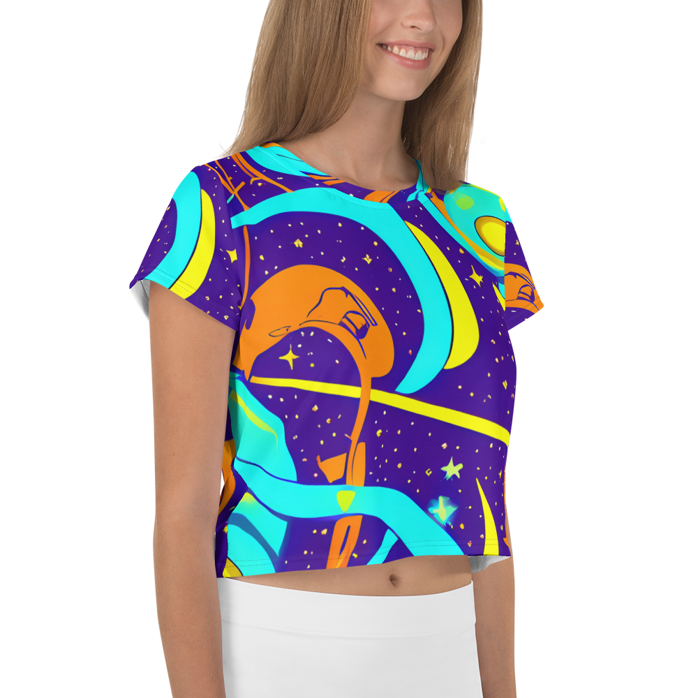 Women's Crop Tee - Stellar Swirl