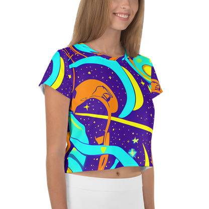 Women's Crop Tee - Stellar Swirl