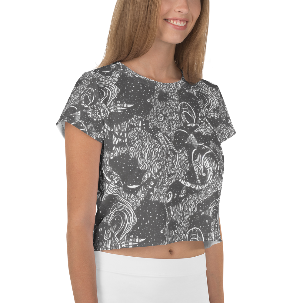 Women's Crop Tee - Shadow Reverie