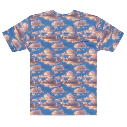 Men's Crew Neck T-Shirt - Cotton Candy Skies