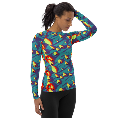 Women's Rash Guard - Sailor's Mirage