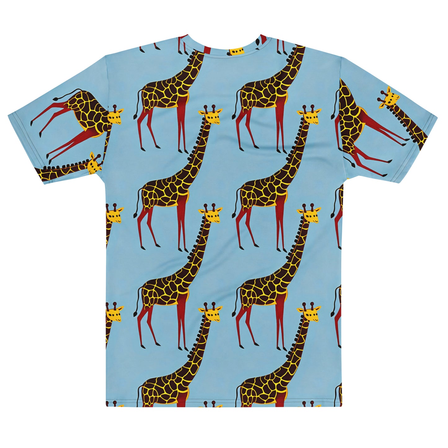 Men's Crew Neck T-Shirt - Giraffe Groove