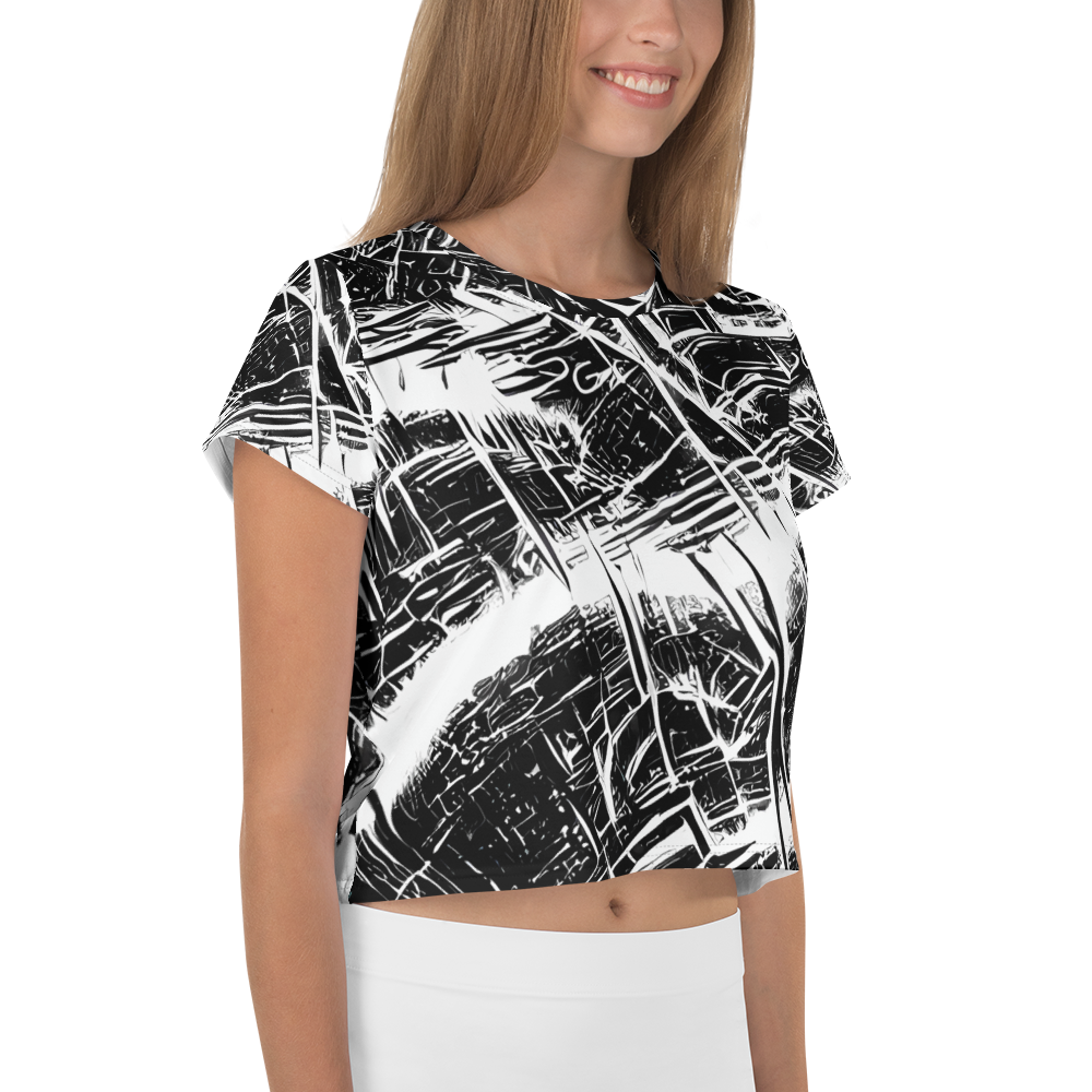 Women's Crop Tee - Ferriss Fractals