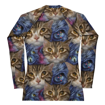 Women's Rash Guard - Feline Fantasy