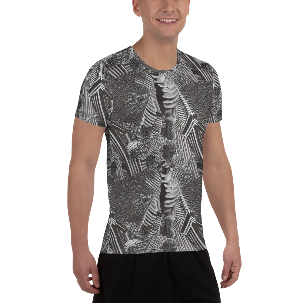 Men's Athletic T-Shirt - Piranesi's Web