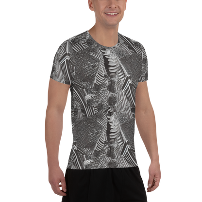 Men's Athletic T-Shirt - Piranesi's Web